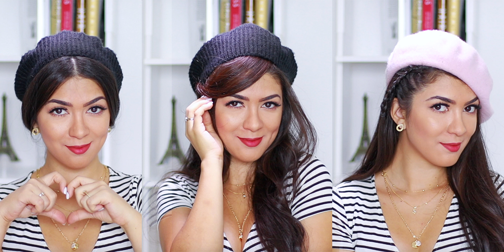 Different ways to wear all berets